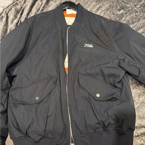 Kith Black Bomber Jacket for Men
